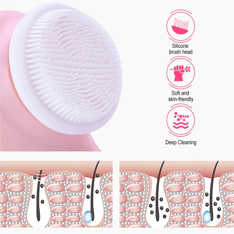Electric Facial Cleanser Brush