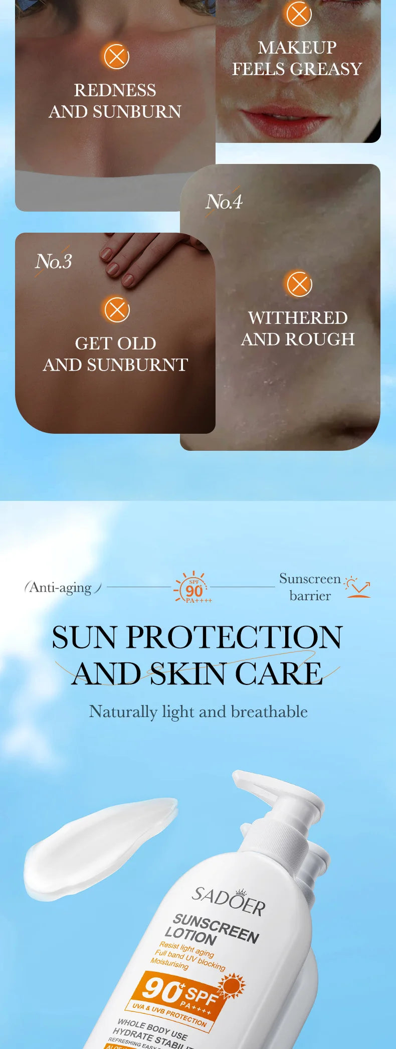 Aloe Care Sunscreen SPF 90