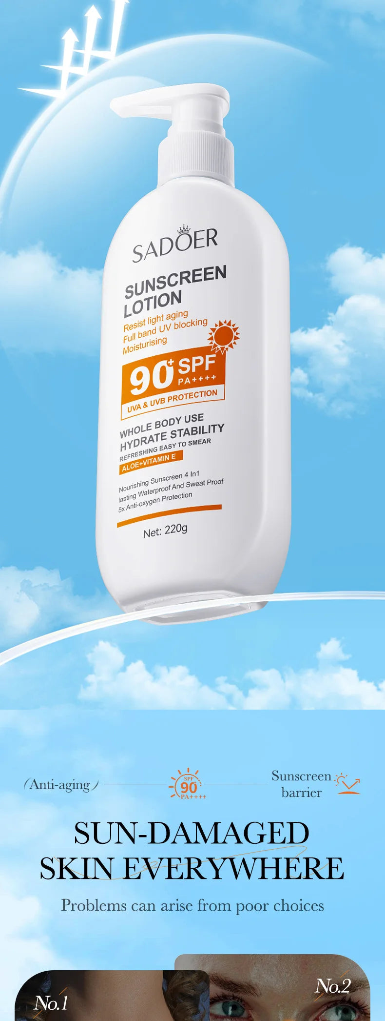 Aloe Care Sunscreen SPF 90