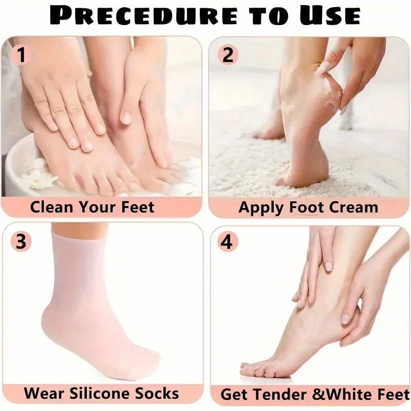 Crack Care Silicone Socks