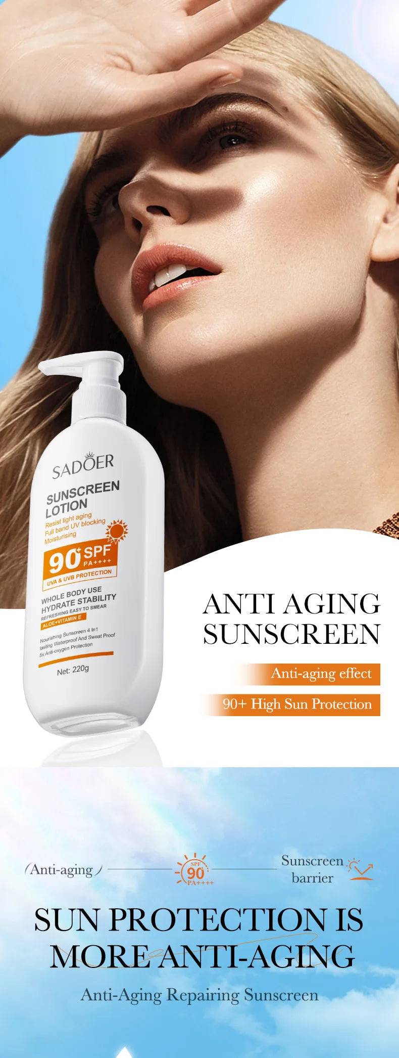 Aloe Care Sunscreen SPF 90