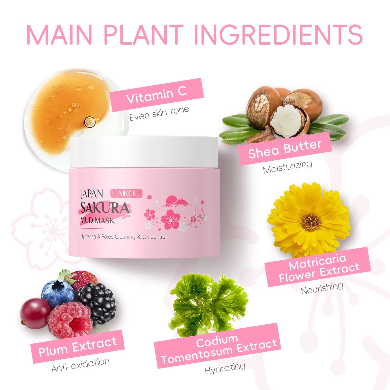 Sakura Clay Mask
