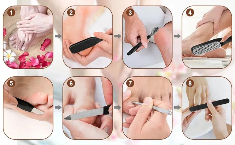 Ultimate Pedicure Tool Set (27 pcs)